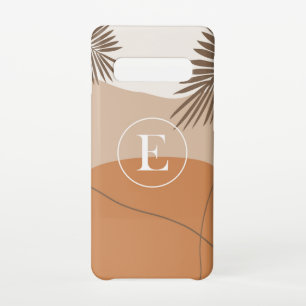 E - Initial Monogram Letter E Abstract Design Samsung Galaxy S10 Case