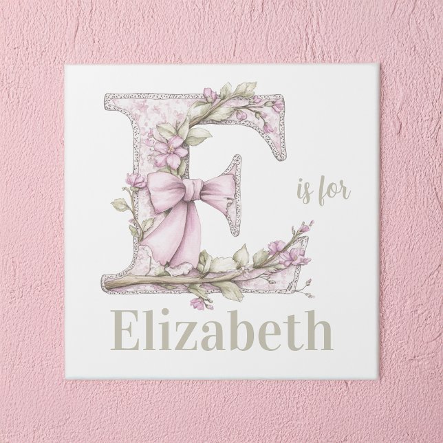 E is for Custom Name Whimsical Letter Art (Creator Uploaded)