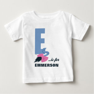 E is for Eeyore   Add Your Name 2 Baby T-Shirt