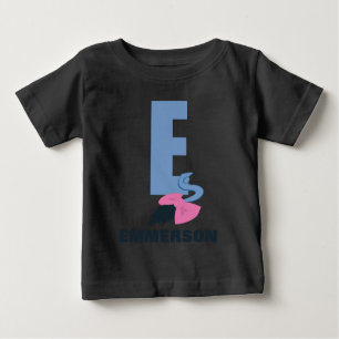 E is for Eeyore   Add Your Name Baby T-Shirt