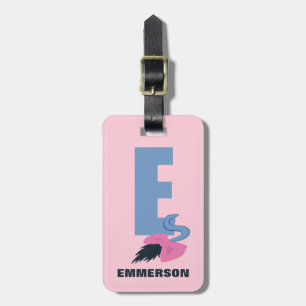 E is for Eeyore Add Your Name Luggage Tag