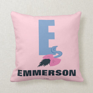 E is for Eeyore   Add Your Name Throw Pillow