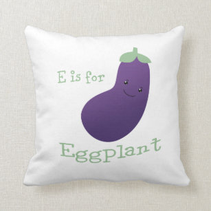 Eggplant Pillows Decorative Throw Pillows Zazzle
