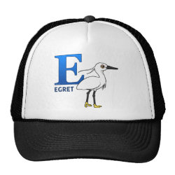 E is for Egret Trucker Hat