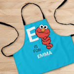 E is for Elmo | Add Your Name Apron<br><div class="desc">Personalize this fun Elmo design by adding your name and first letter.  © 2021 Sesame Workshop. www.sesamestreet.org</div>