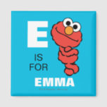 E is for Elmo | Add Your Name Magnet<br><div class="desc">Personalize this fun Elmo design by adding your name and first letter. © 2014 Sesame Workshop. www.sesamestreet.org</div>