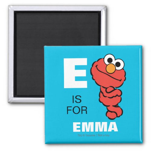 E is for Elmo | Add Your Name Magnet