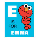E is for Elmo | Add Your Name