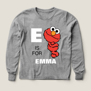 E is for Elmo   Add Your Name Tri-Blend Shirts