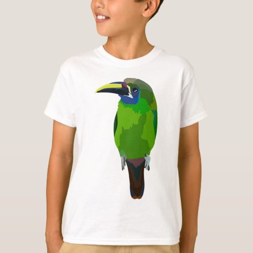 E is for Emerald Toucan  T-Shirt