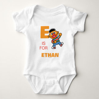 E is for Ernie | Add Your Name Baby Bodysuit