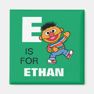 E is for Ernie Add Your Name Magnet