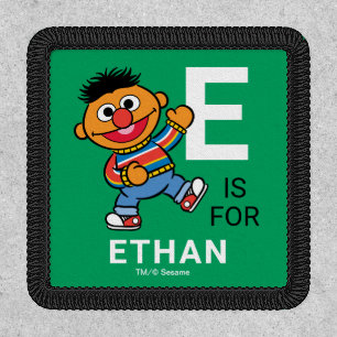 E is for Ernie   Add Your Name Patch