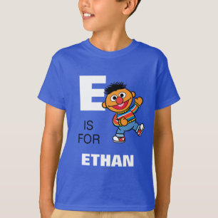 E is for Ernie Add Your Name T-Shirt