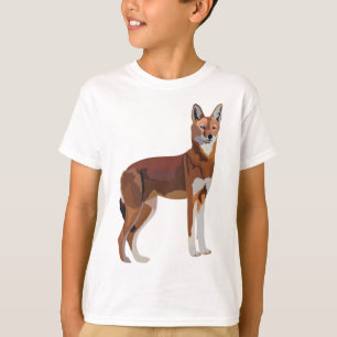 E is for Ethiopian Wolf T-Shirt