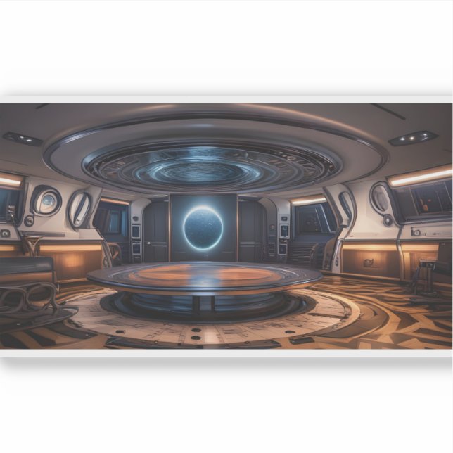 E.J. Gold Mother Ship 3 Vinyl Sticker (Front)