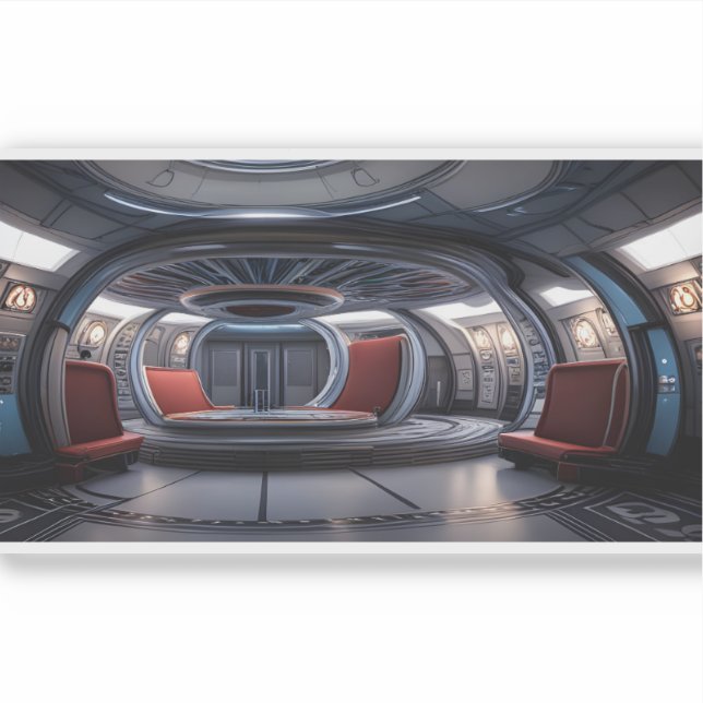 E.J. Gold Mother Ship 4 Vinyl Sticker (Front)