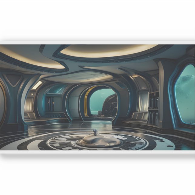 E.J. Gold Mother Ship 5 Vinyl Sticker (Front)