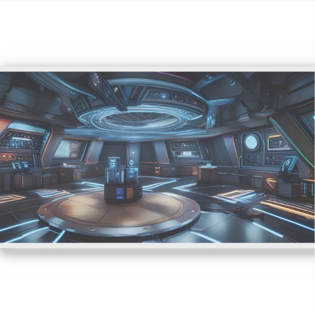 E.J. Gold Mother Ship 6 Vinyl Sticker (Front)