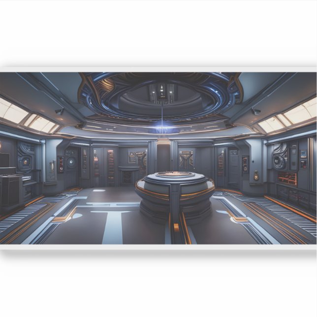 E.J. Gold Mother Ship 9 Vinyl Sticker (Front)