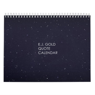 E.J. Gold Quote Calendar