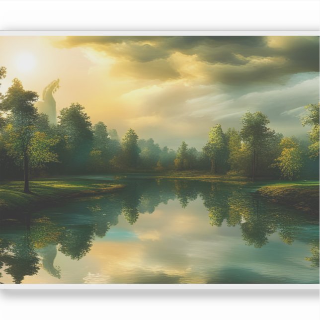 E.J. Gold Rustic Beauty Unveiled Removable Vinyl Sticker (Front)