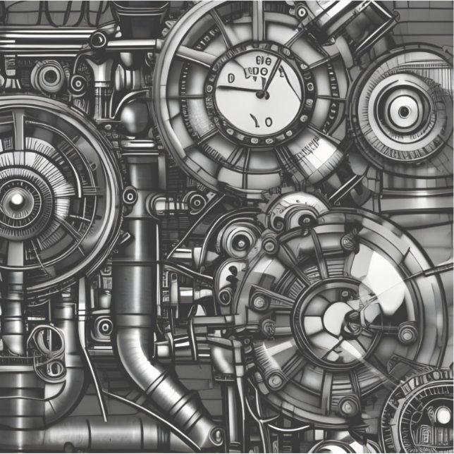 E.J. Gold What Time Is It? Vinyl Sticker (Front)