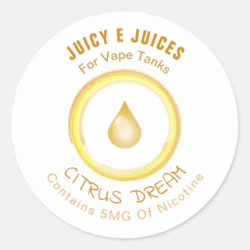 E Juice Labels