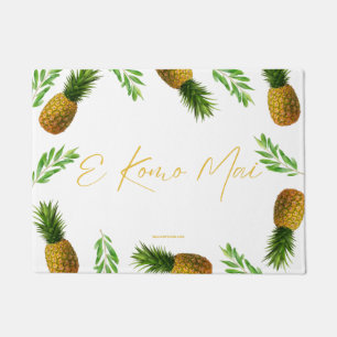 E KOMO MAI - HAWAIIAN WELCOME - DOORMAT DOOR MAT