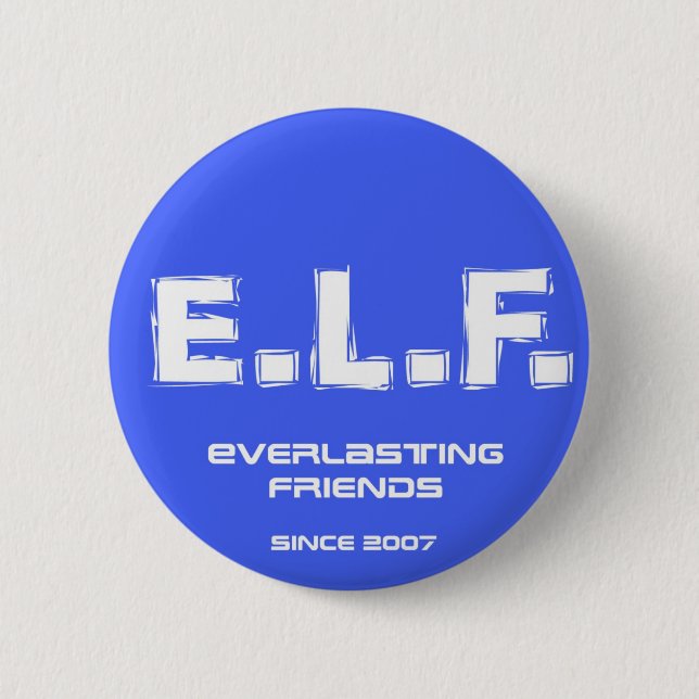 E.L.F. 2007 PINBACK BUTTON (Front)