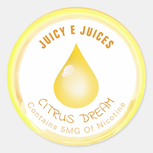 E Liquid Labels (Front)