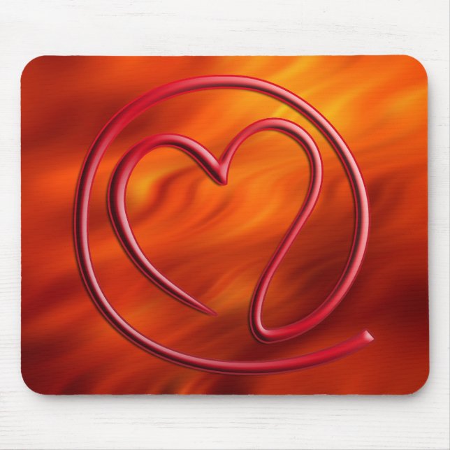 e m a i l 4 y o u | fire red mouse pad (Front)