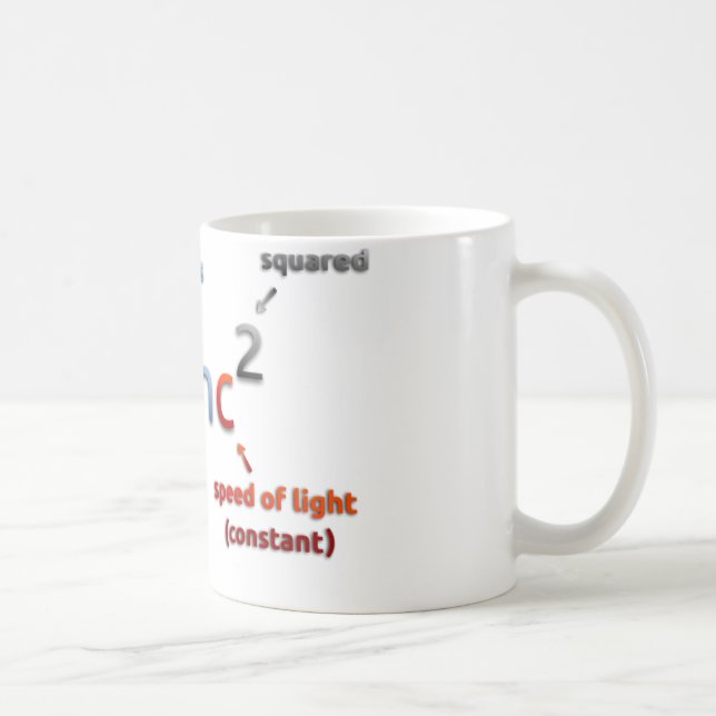 E=mc2 Coffee Mug (Right)