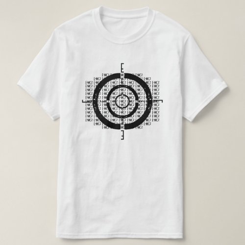 EMC2 Compass Riddle There Exists Black And White  T_Shirt