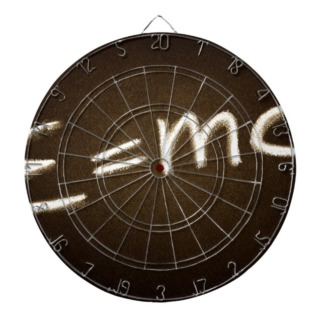e=mc2... dart board (Front)