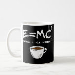 E = MC2 Energy Milk Coffee Funny Science Coffee  Coffee Mug<br><div class="desc">E = MC2 Energy Milk Coffee Funny Science Coffee Gift. Perfect gift for your dad,  mom,  papa,  men,  women,  friend and family members on Thanksgiving Day,  Christmas Day,  Mothers Day,  Fathers Day,  4th of July,  1776 Independent day,  Veterans Day,  Halloween Day,  Patrick's Day</div>