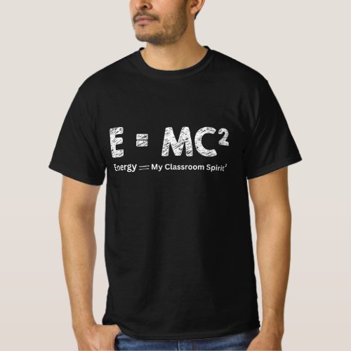 e_mc2 _ Energy My Classroom Spirit Squared  T_Shirt