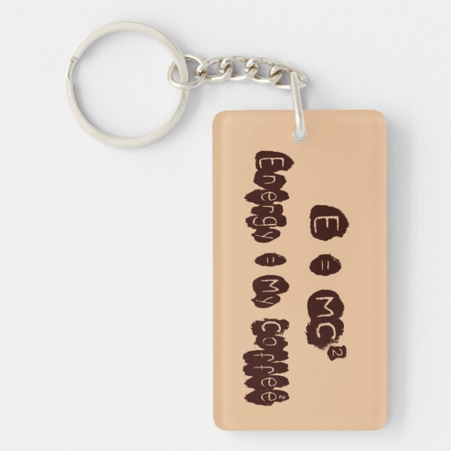 E = MC2 KEYCHAIN (Front)
