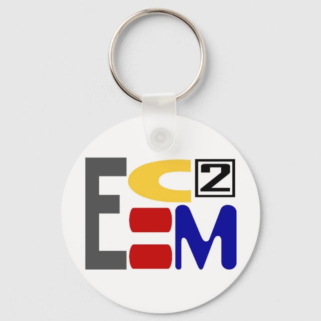 E=MC2 KEYCHAIN (Front)