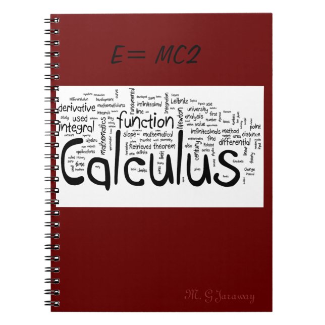E=MC2 NOTEBOOK (Front)