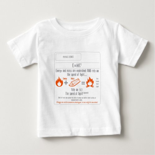 E  mc2 Physics Series Baby T_Shirt