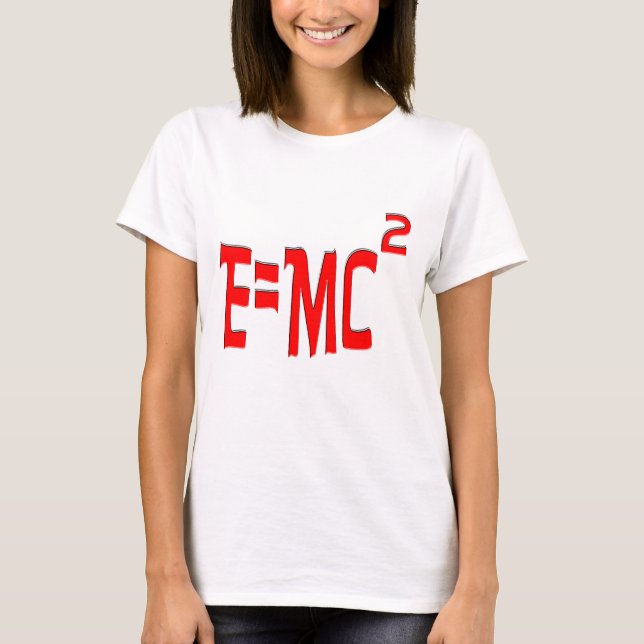 E=MC2 (red) T-Shirt (Front)
