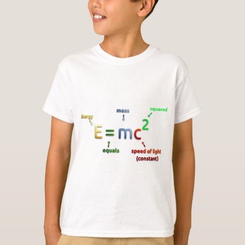 E  MC2 E equals MC Squared T_Shirt