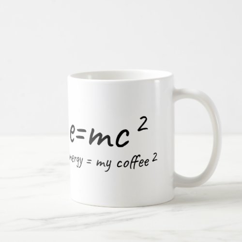 emc  energy milkcoffee  funny and cute coffee mug