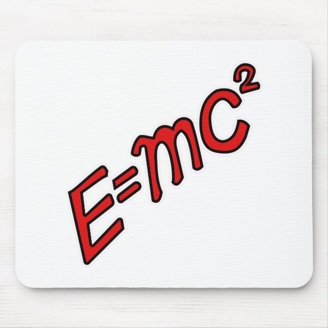E = mc² – Genius Mode On Mouse Pad (Front)