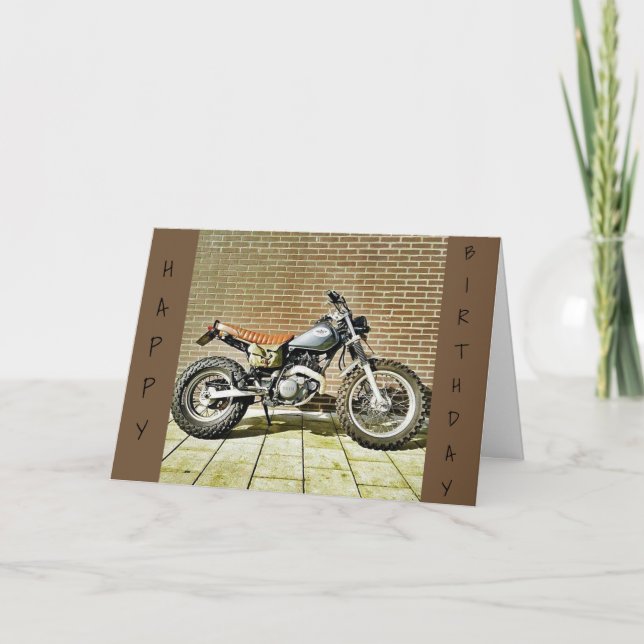 ***E N J O Y THE RIDE*** ON YOUR ***BIRTHDAY*** CARD (Front)