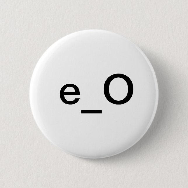 e_O Pinback Button (Front)