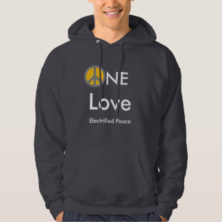 E peace, NE, Love, Electrified Peace Hoodie