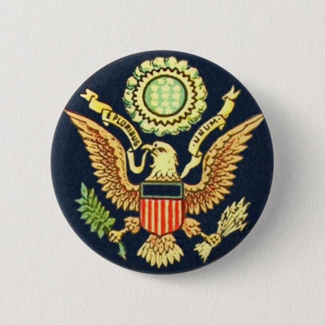 E pluribus unum button (Front)