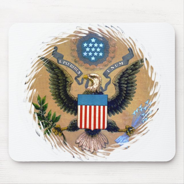 E Pluribus Unum Patriotic United States of America Mouse Pad (Front)